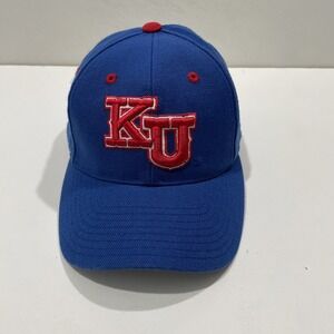 Kansas Jayhawks Hat Cap SnapBack Blue‎ Red College NCAA KU Basketball Boys Teens